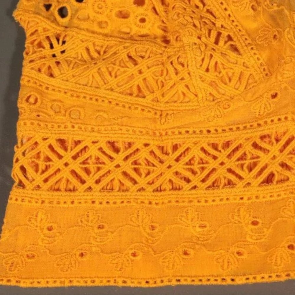 NWT Free People Carina Bralette in Mango - Picture 5 of 9